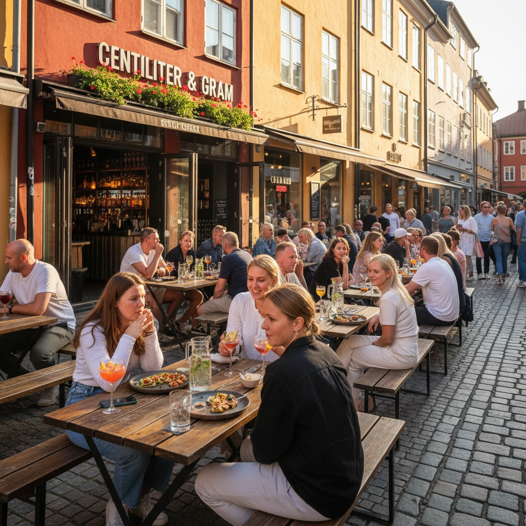 Uteservering hos Centiliter & Gram
