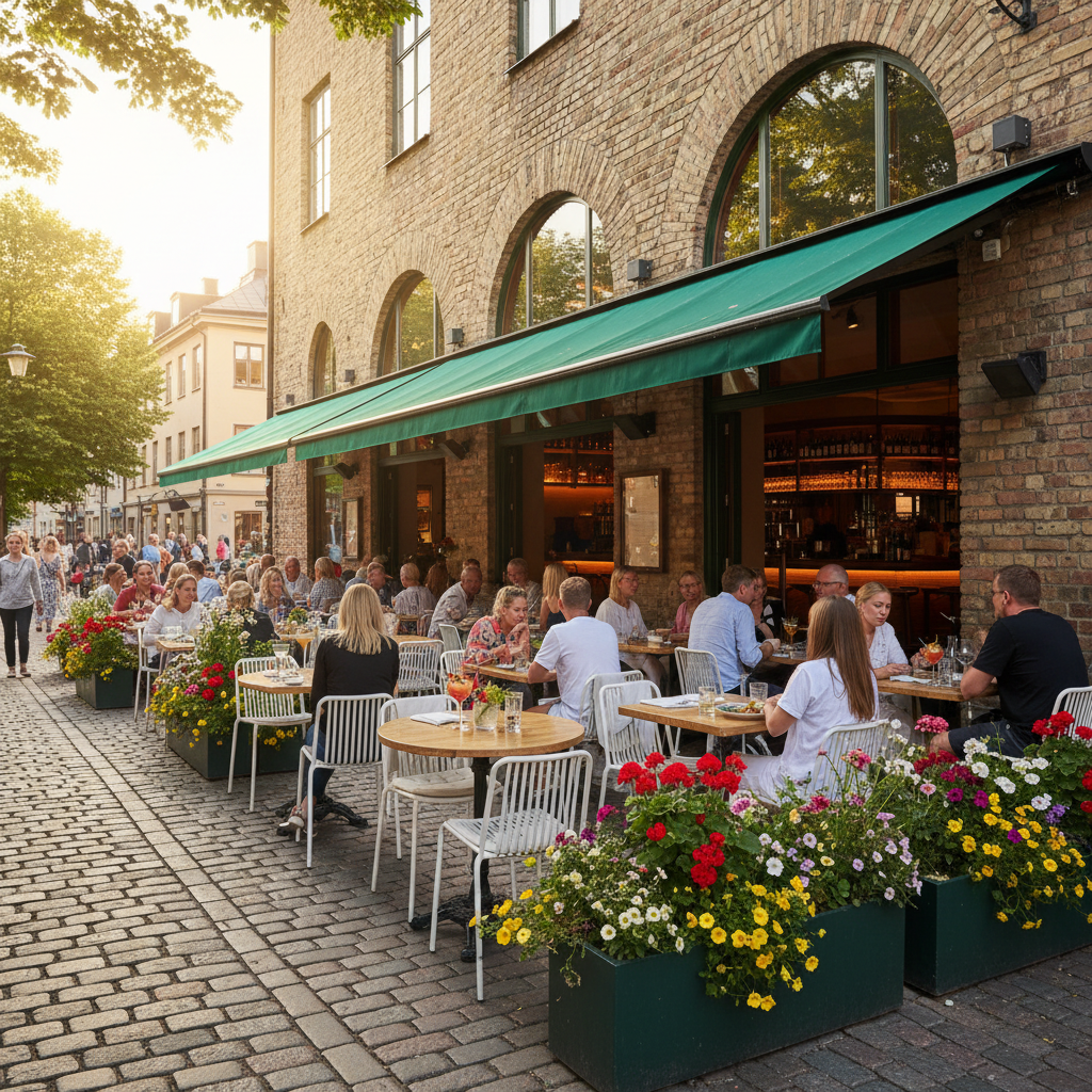Uteservering hos Tempo Bar & Kök