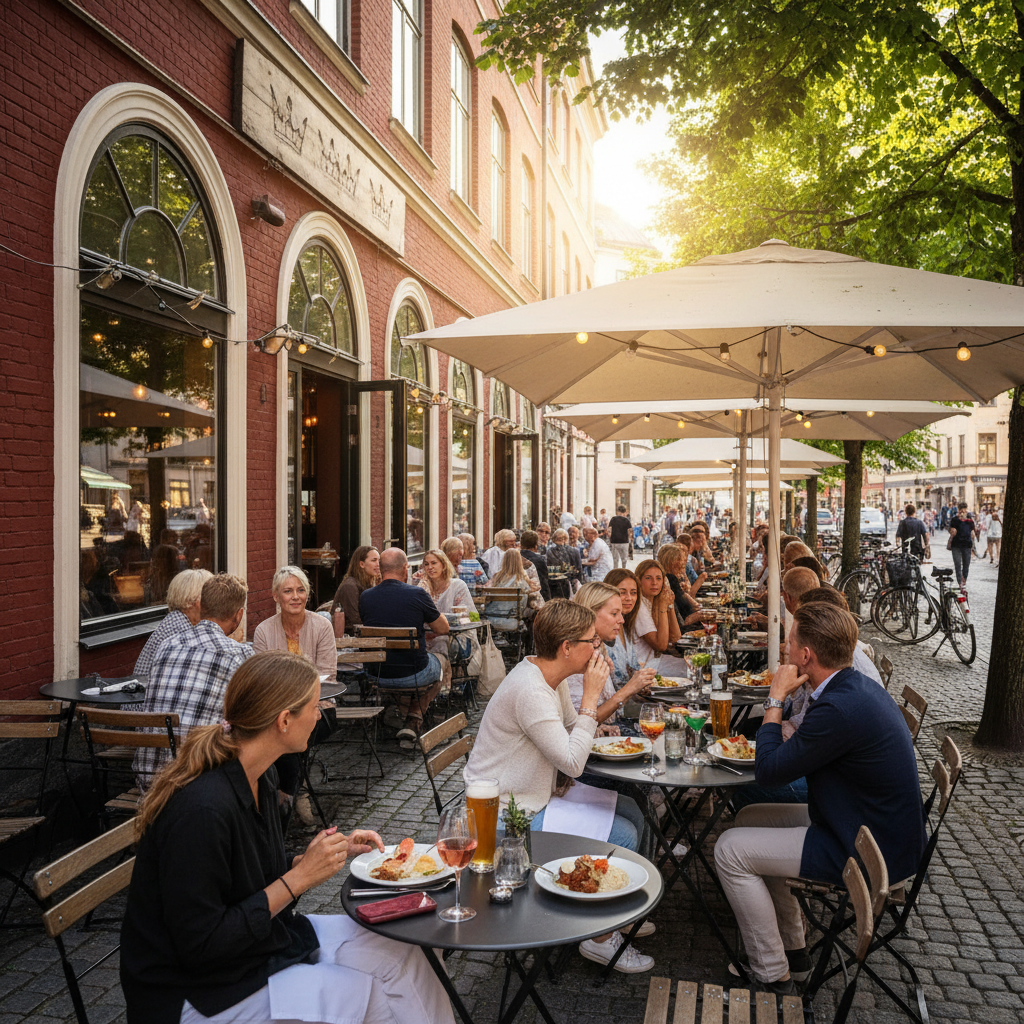 Uteservering hos Tre Kronor